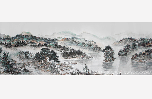 陈伍祥作品 《锦绣潇湘》局部1